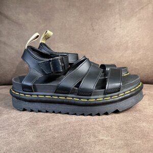 Dr.Martens Blaire Vegan Leather Gladiator Sandals Black Women’s Size 7